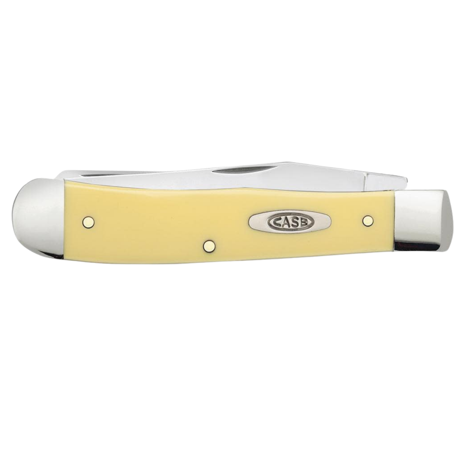 Case Knives | Yellow Synthetic Smooth Trapper  | 00161