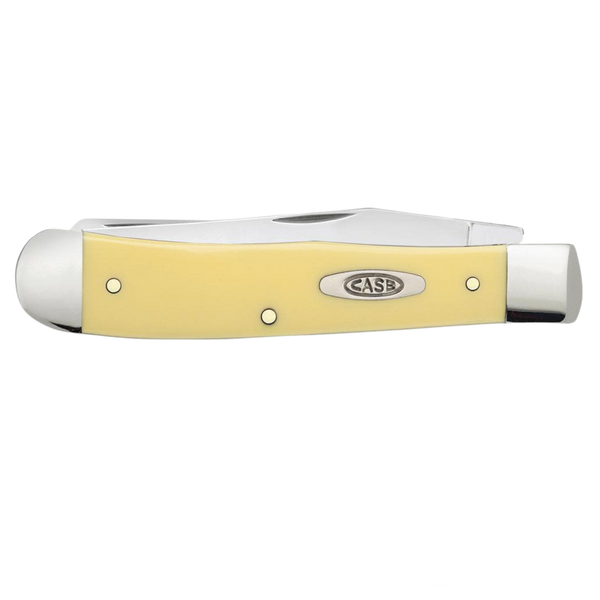 Case Knives | Yellow Synthetic Smooth Trapper  | 00161