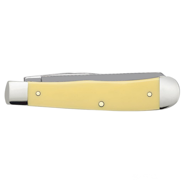 Case Knives | Yellow Synthetic Smooth Trapper  | 00161