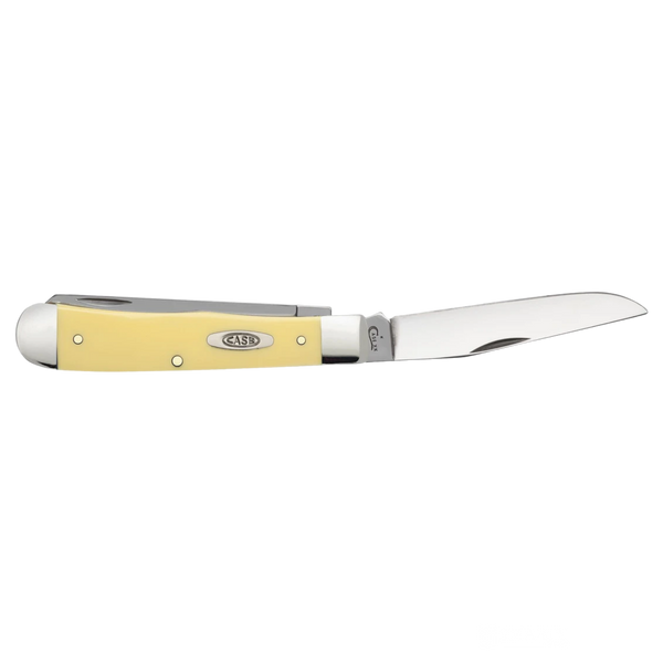 Case Knives | Yellow Synthetic Smooth Trapper  | 00161