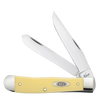 Case Knives | Yellow Synthetic Smooth Trapper  | 00161