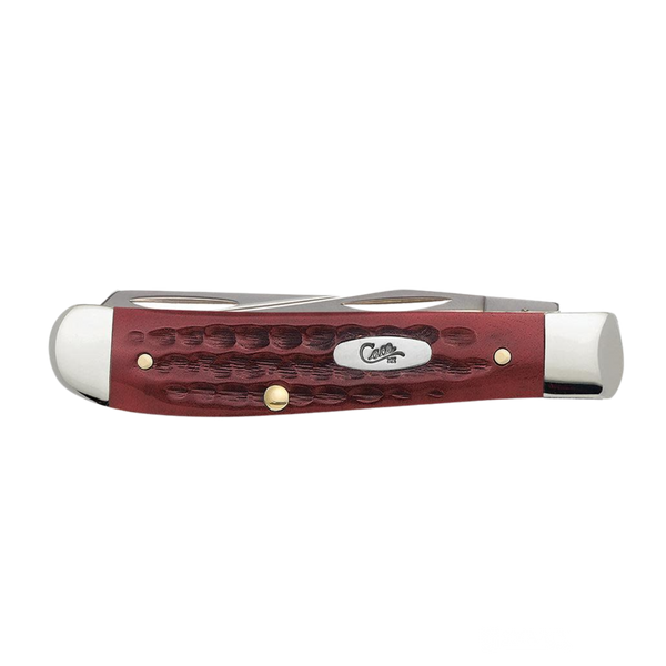 Case Knives | Pocket Worn Old Red Bone Corn Cob Jig Mini Trapper  | 00784