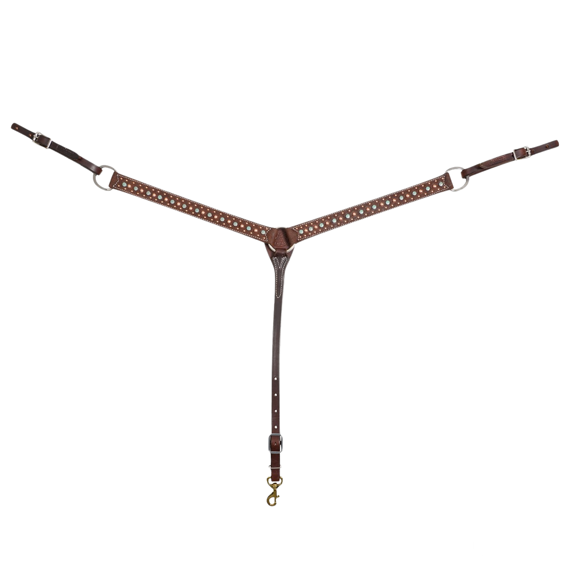 Martin Saddlery | 1.5 inch Breastcollar with Floral Spot Dots