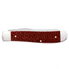 Case Knives | Smooth Dark Red Burlap Micarta® CS Mini Trapper | 12271