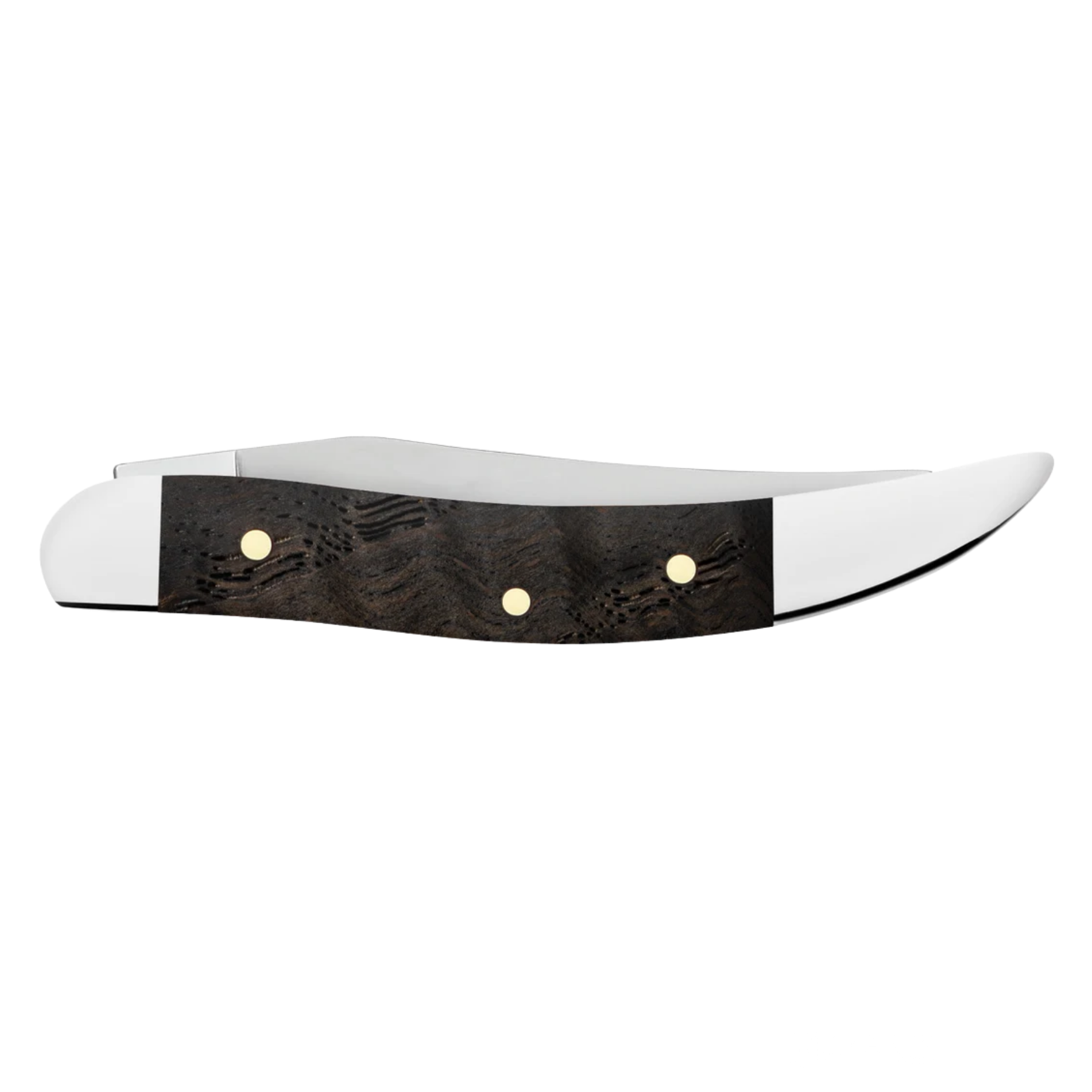 Case Knives | Smooth Black Curly Oak Wood Small Texas Toothpick | 14009