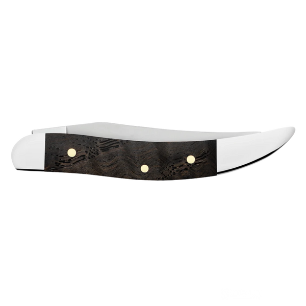 Case Knives | Smooth Black Curly Oak Wood Small Texas Toothpick | 14009