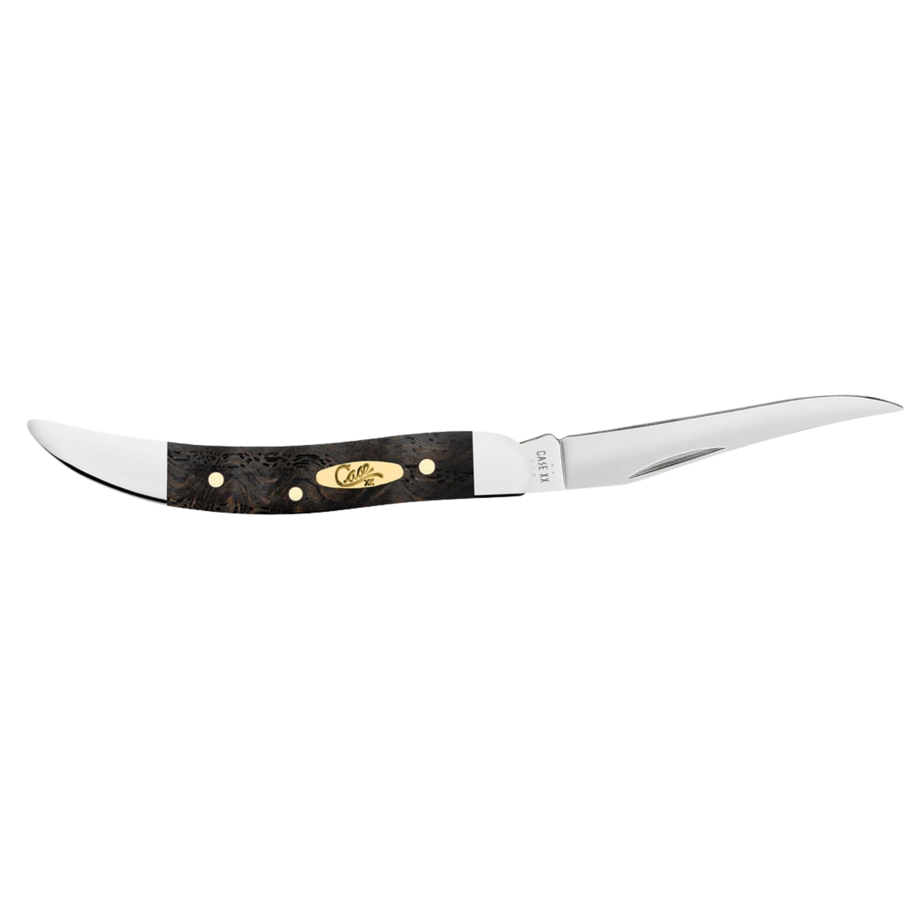 Case Knives | Smooth Black Curly Oak Wood Small Texas Toothpick | 14009