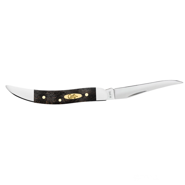 Case Knives | Smooth Black Curly Oak Wood Small Texas Toothpick | 14009