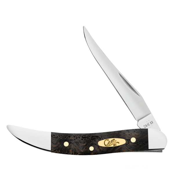 Case Knives | Smooth Black Curly Oak Wood Small Texas Toothpick | 14009