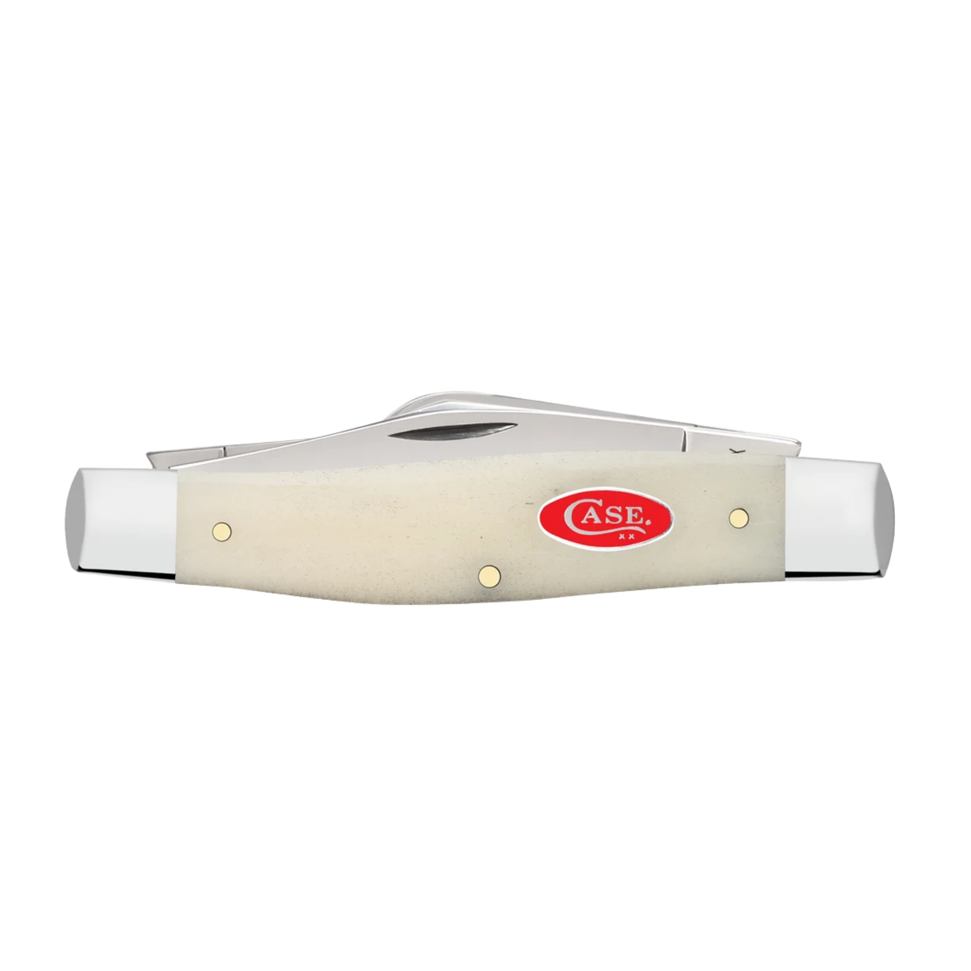 Case Knives | Smooth Natural Bone Large Stockman | 14025