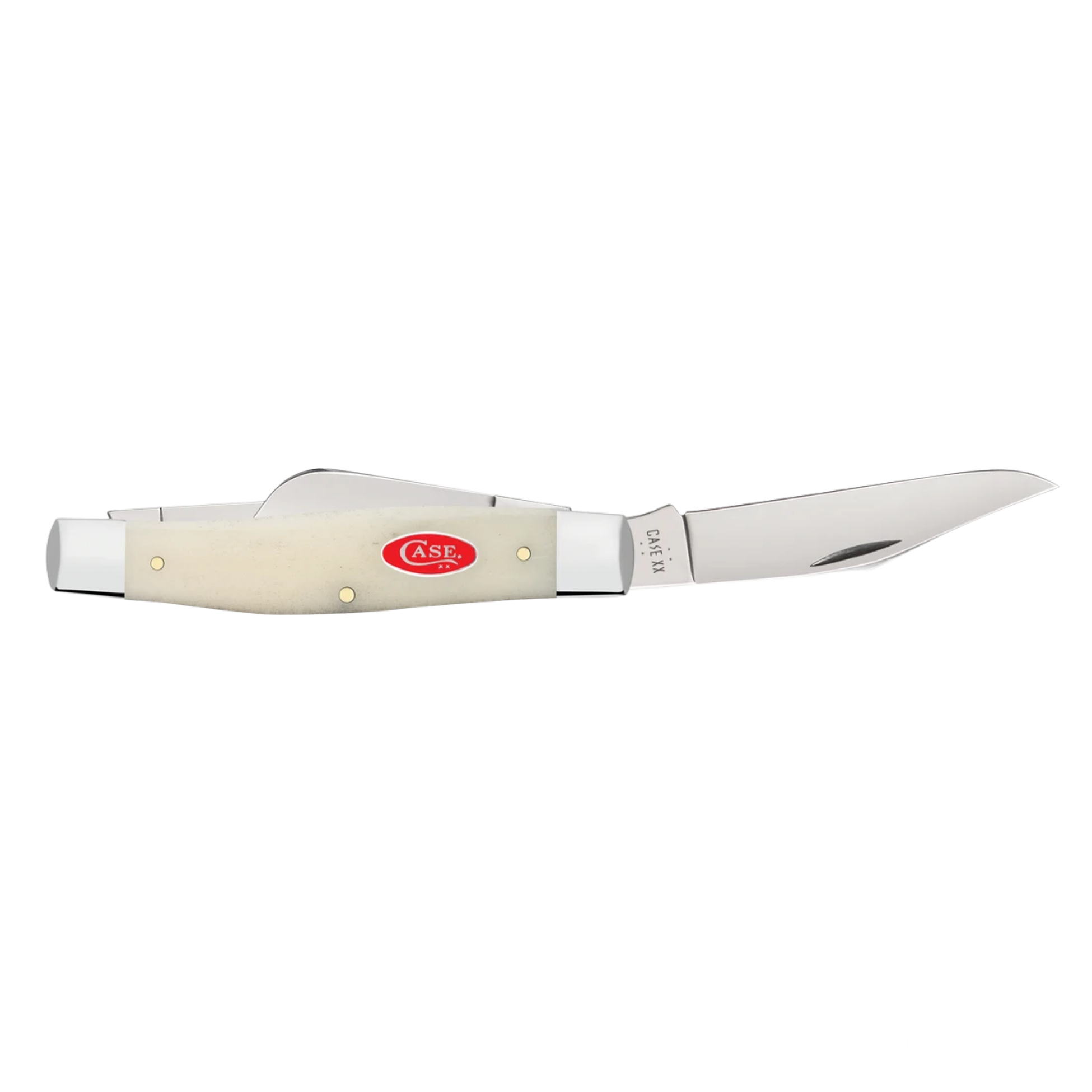Case Knives | Smooth Natural Bone Large Stockman | 14025