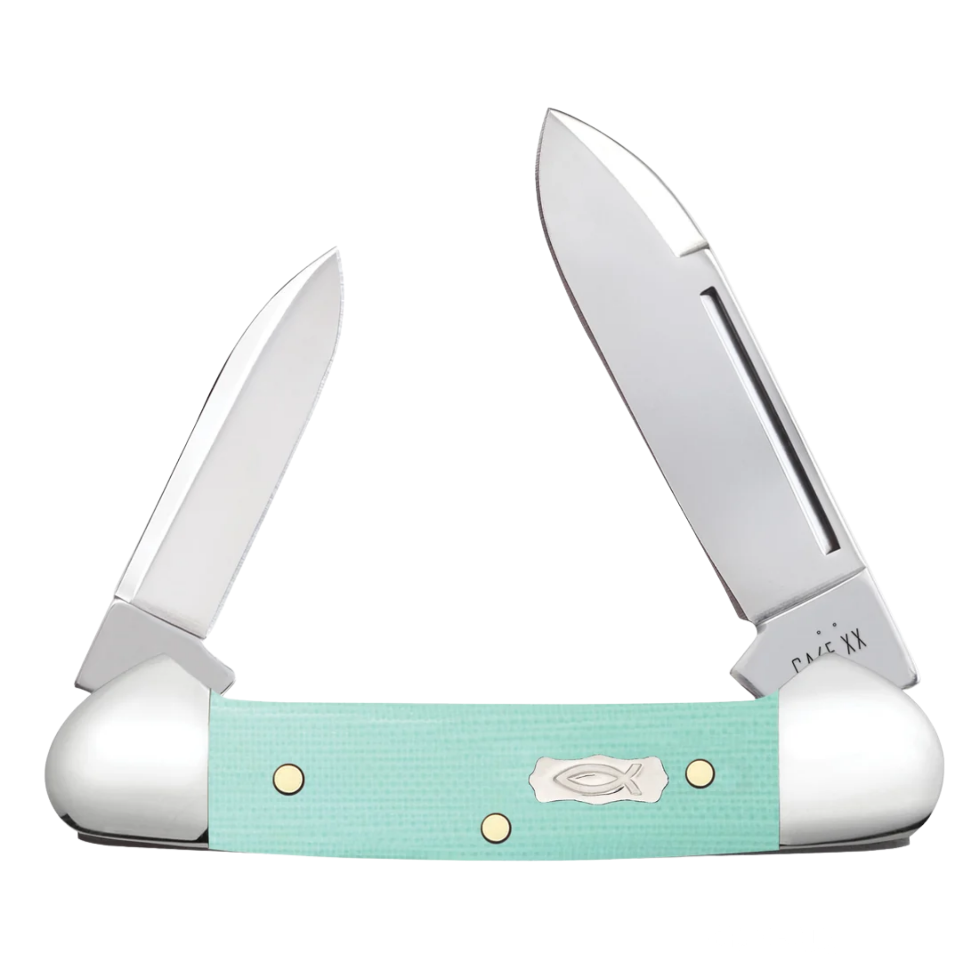 Case Knives | Smooth Seafoam Green G-10 Baby Butterbean | 18107