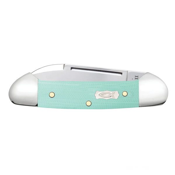 Case Knives | Smooth Seafoam Green G-10 Baby Butterbean | 18107