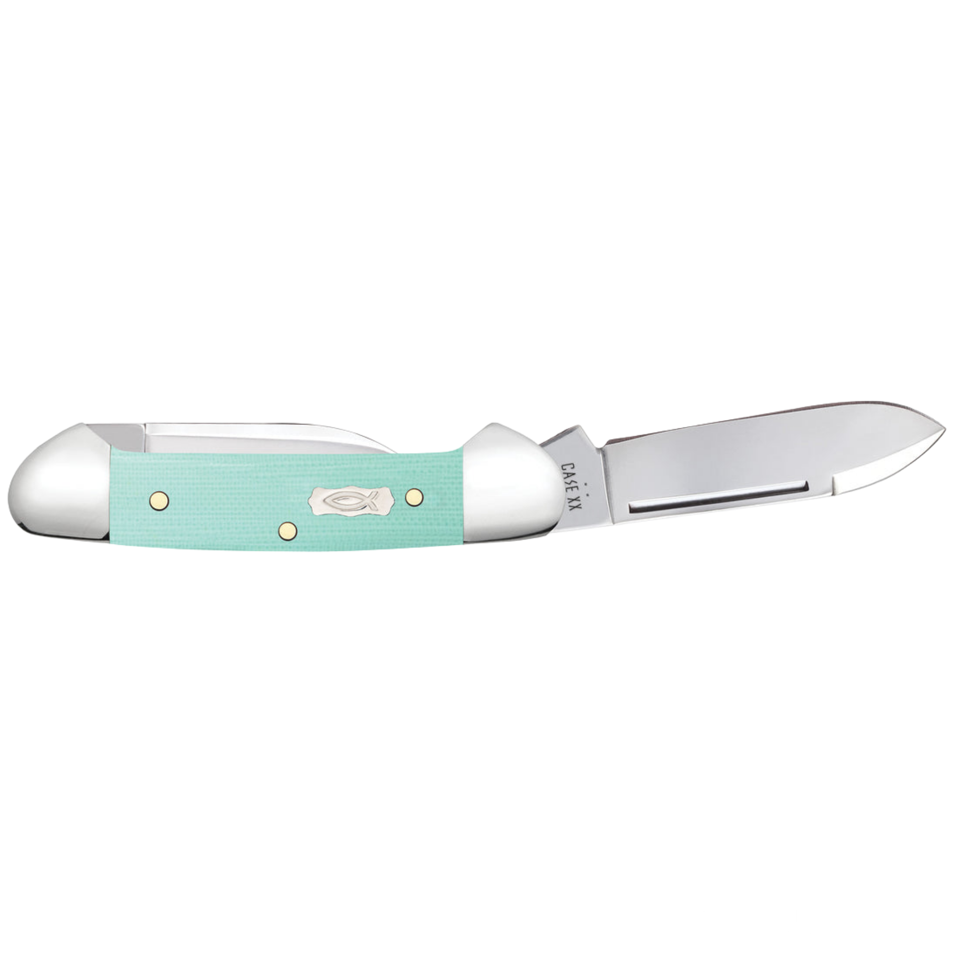 Case Knives | Smooth Seafoam Green G-10 Baby Butterbean | 18107