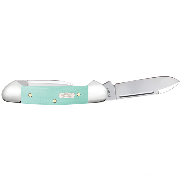 Case Knives | Smooth Seafoam Green G-10 Baby Butterbean | 18107