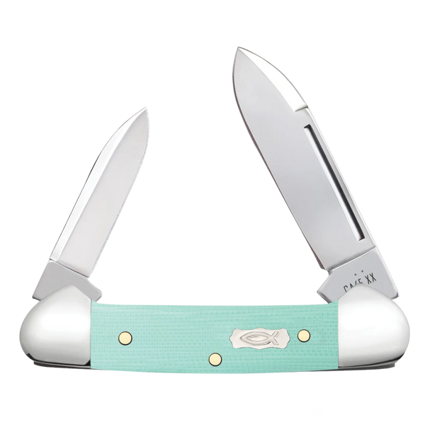 Case Knives | Smooth Seafoam Green G-10 Baby Butterbean | 18107