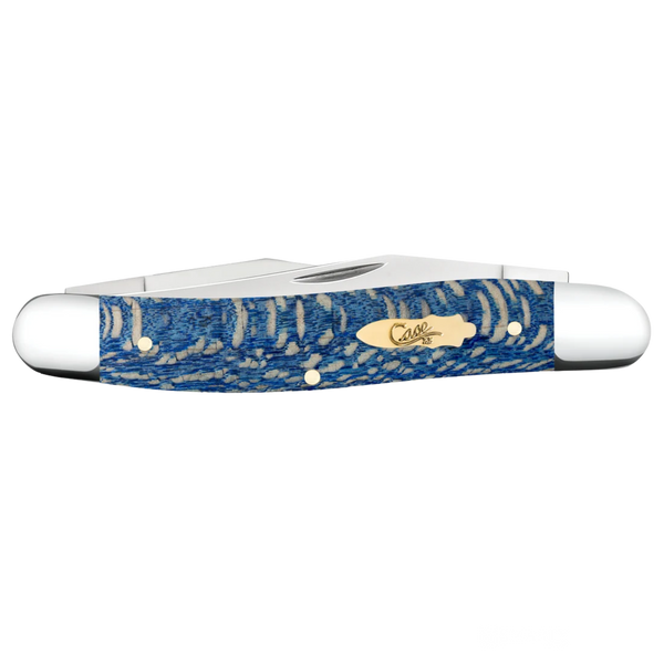 Case Knives | Smooth Blue Sycamore Wood Muskrat | 63737