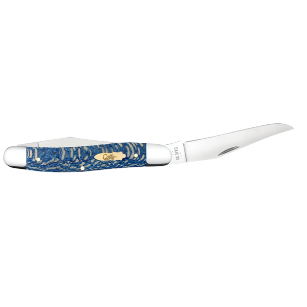Case Knives | Smooth Blue Sycamore Wood Muskrat | 63737