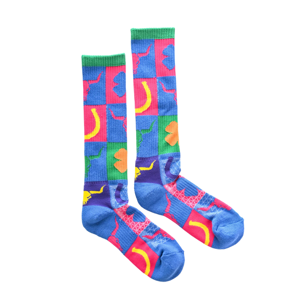 Lucky Chuck | Austin Hustle | Performance Boot Socks