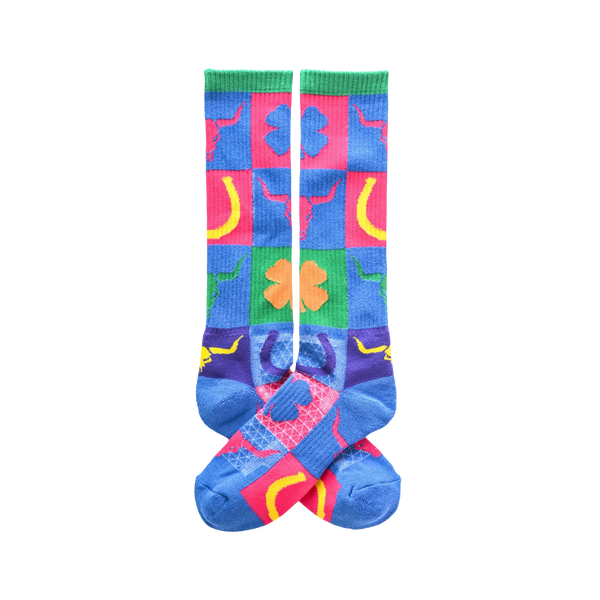Lucky Chuck | Austin Hustle | Performance Boot Socks