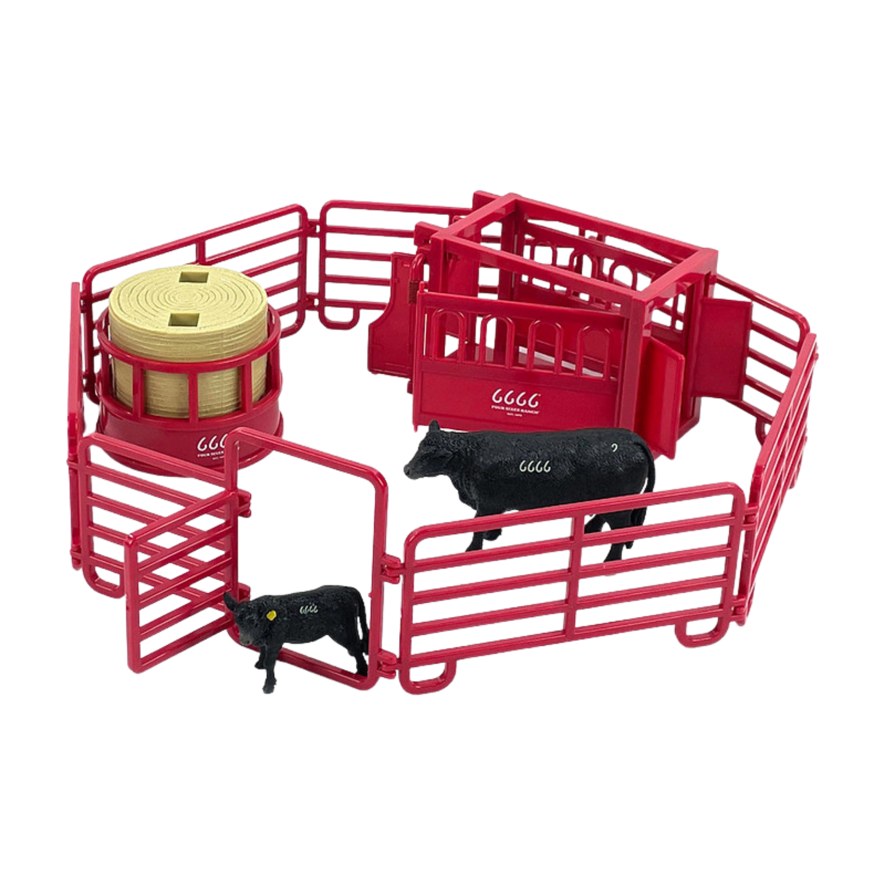 Big Country Toys | 6666 Black Angus Ranch Set