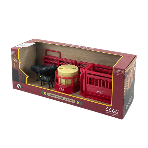 Big Country Toys | 6666 Black Angus Ranch Set