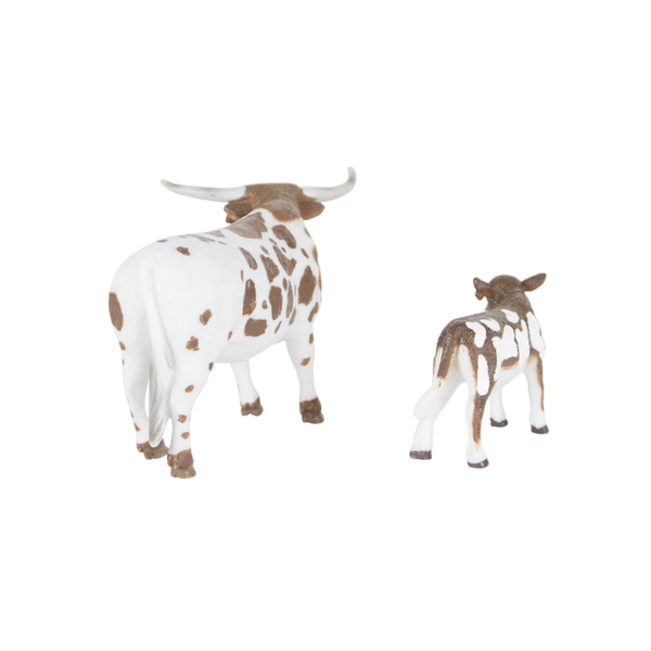 Big Country Toys | Longhorn Cow & Calf