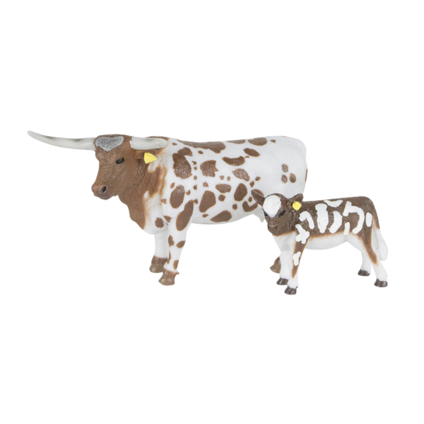 Big Country Toys | Longhorn Cow & Calf