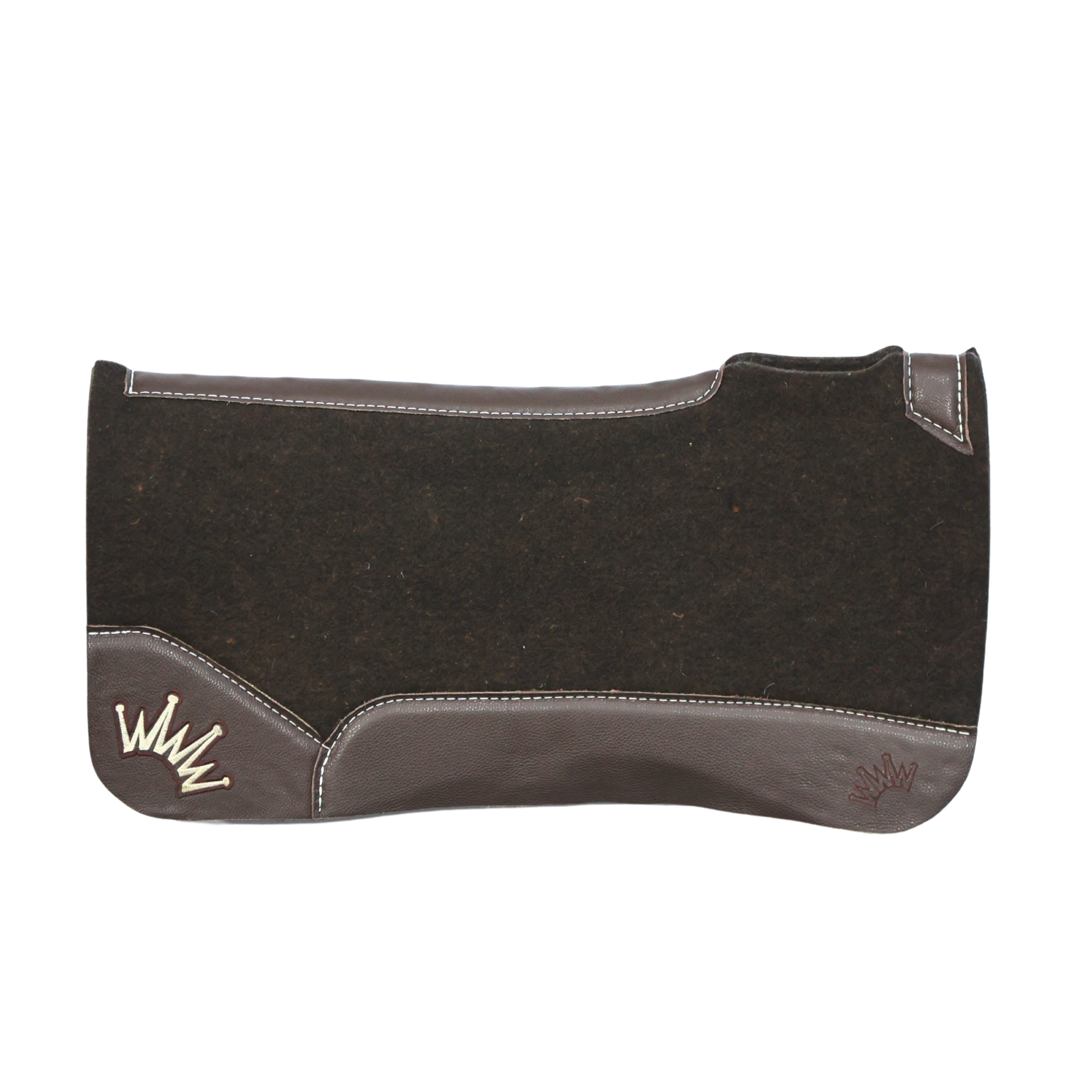 Best Ever Pads | Brown Leathers w/ Beige/Dark Brown Crown | 3/4