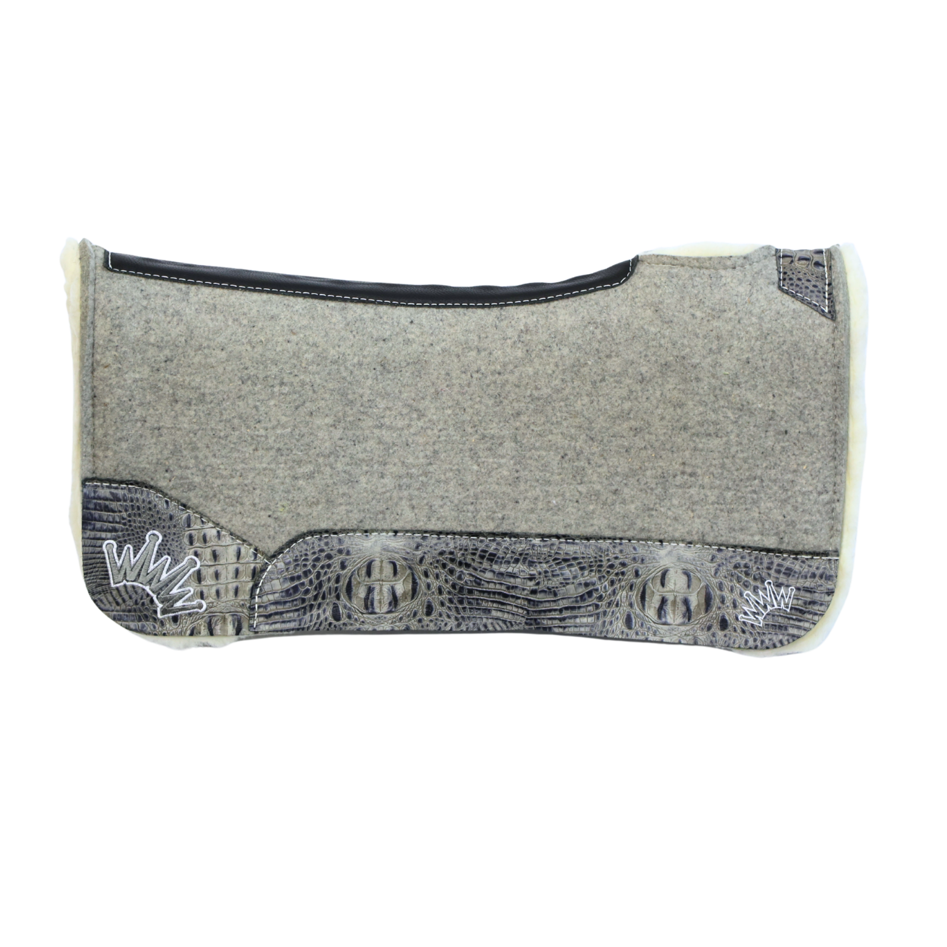 Best Ever Pads | Gray Crocodile w/ Dark Gray/White Crown  | 1/2