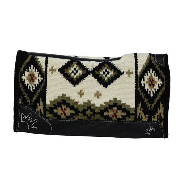 Best Ever Pads | Square Cut Black Beige Navajo | 1" OG | 34" x 38"