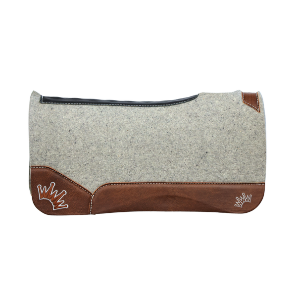 Best Ever Pads | Oak Nut Leathers w/ Brown/Silver Crown | 1" Kush | 30" x 30"