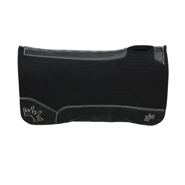 Best Ever Pads | Black Crocodile w/ Dark Gray/Black Crown | 3/4" OG | 32"x32"