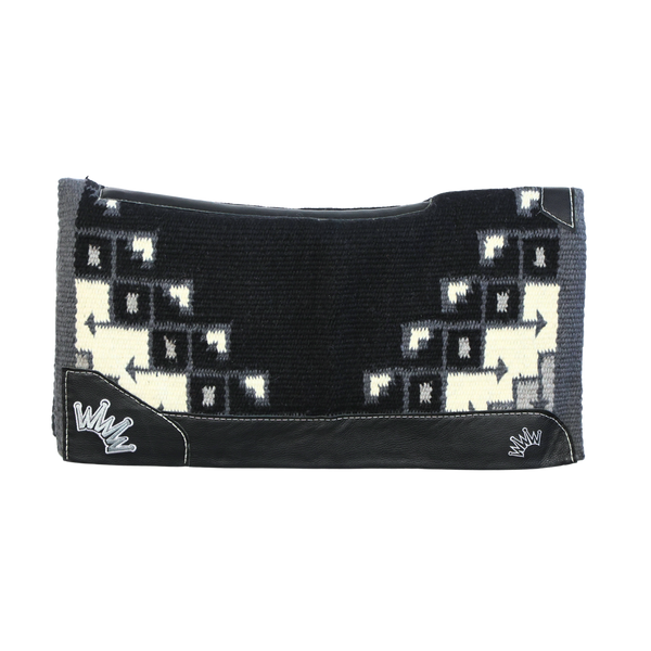 Best Ever Pads | New Pueblo Gray Black | 3/4" OG Fleece | 34" x 38"