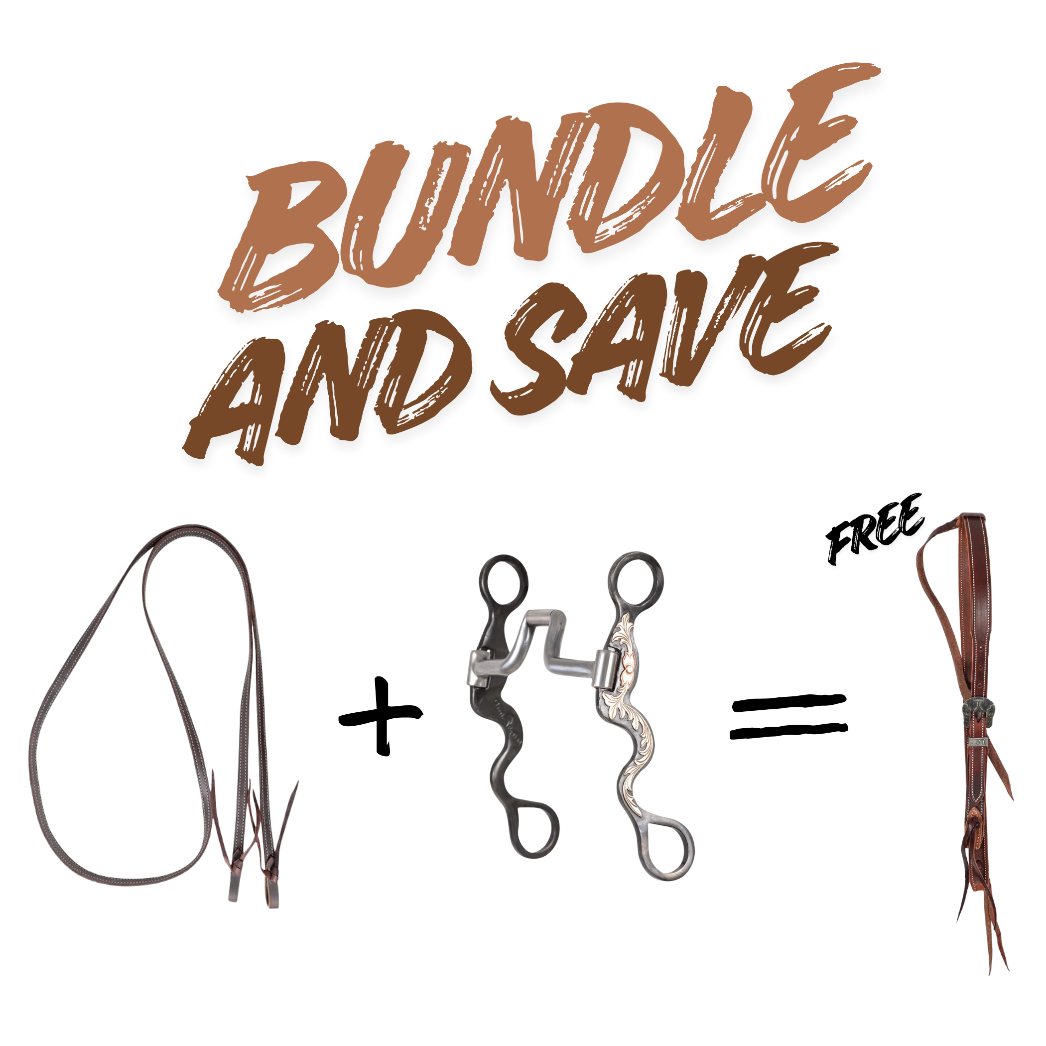 BUY REINS + A BIT, GET A FREE SMARTY HEADSTALL