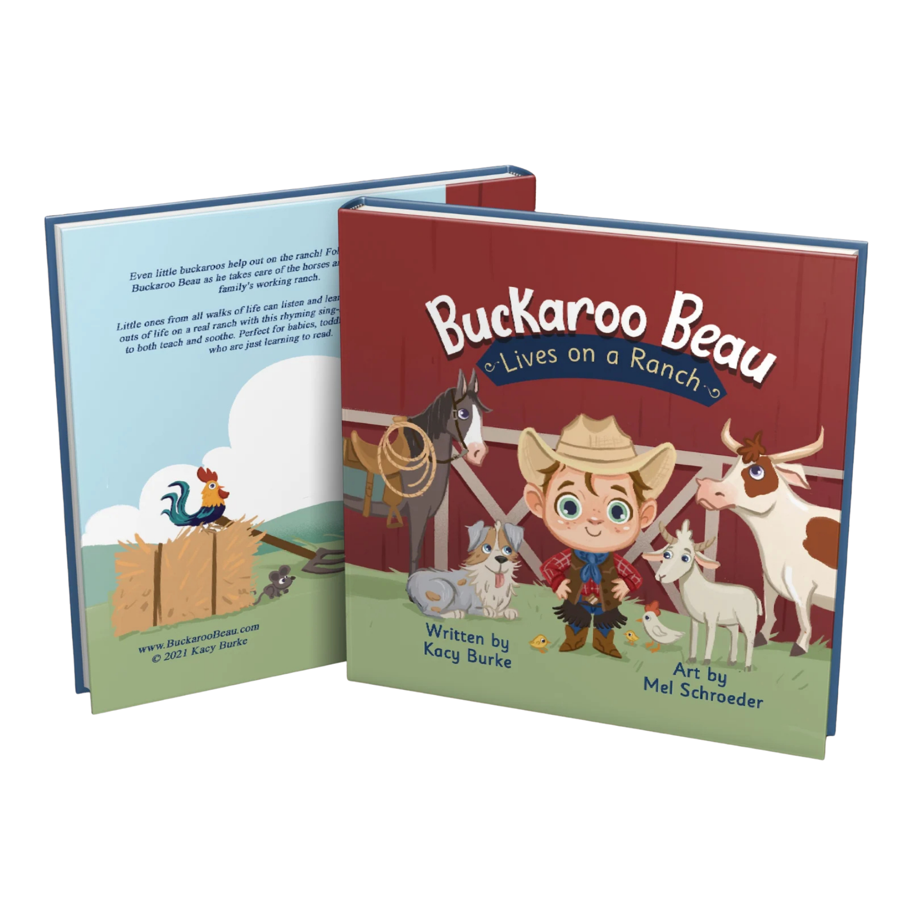 Buckaroo Beau Lives on a Ranch | Hardcover Book