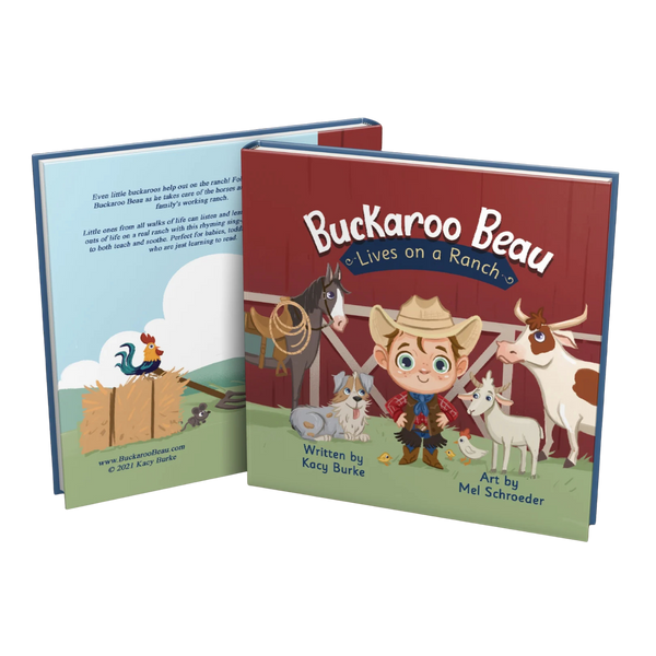 Buckaroo Beau Lives on a Ranch | Hardcover Book