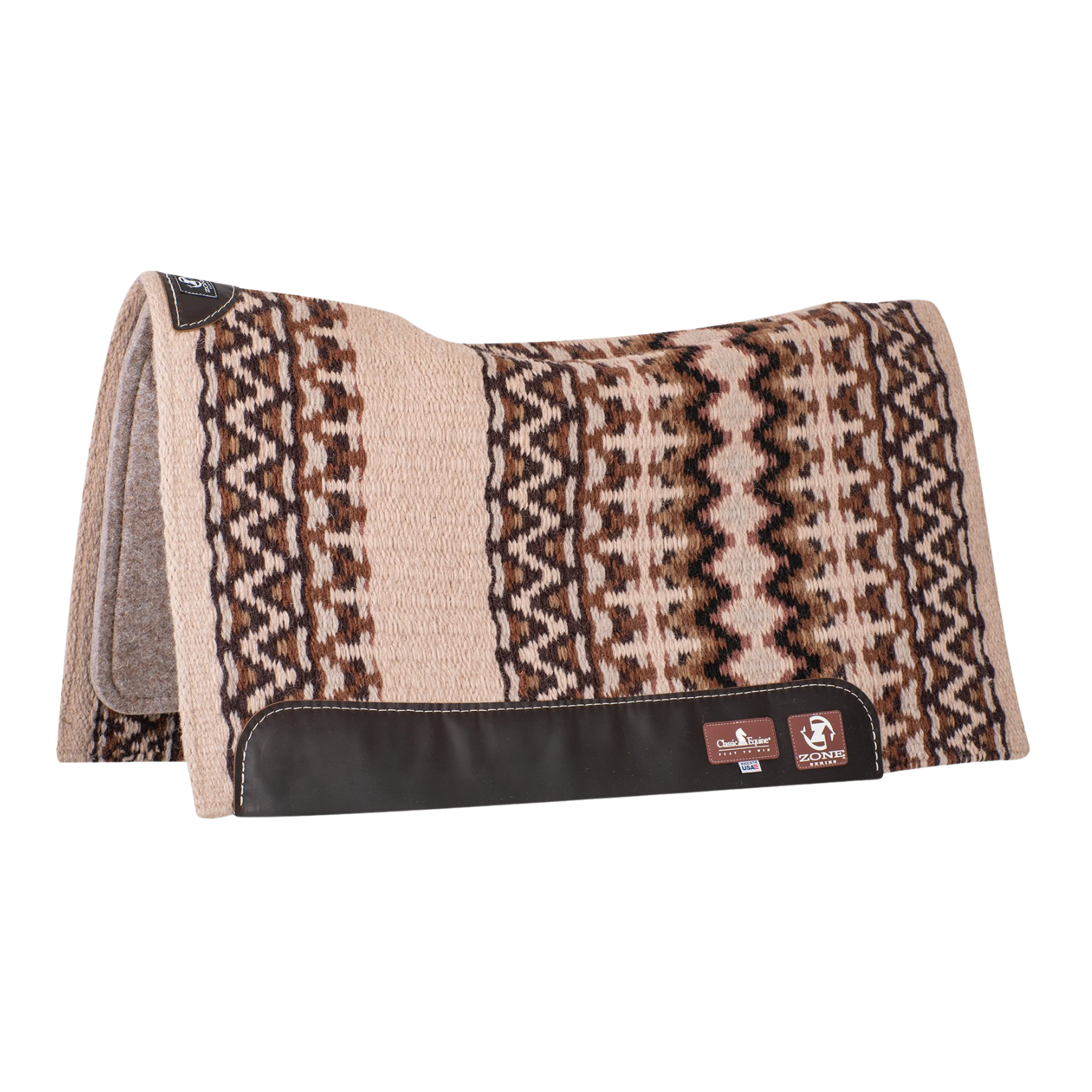 Classic Equine | Zone Blanket Top Pad 1 inch Felt | 34 x 38