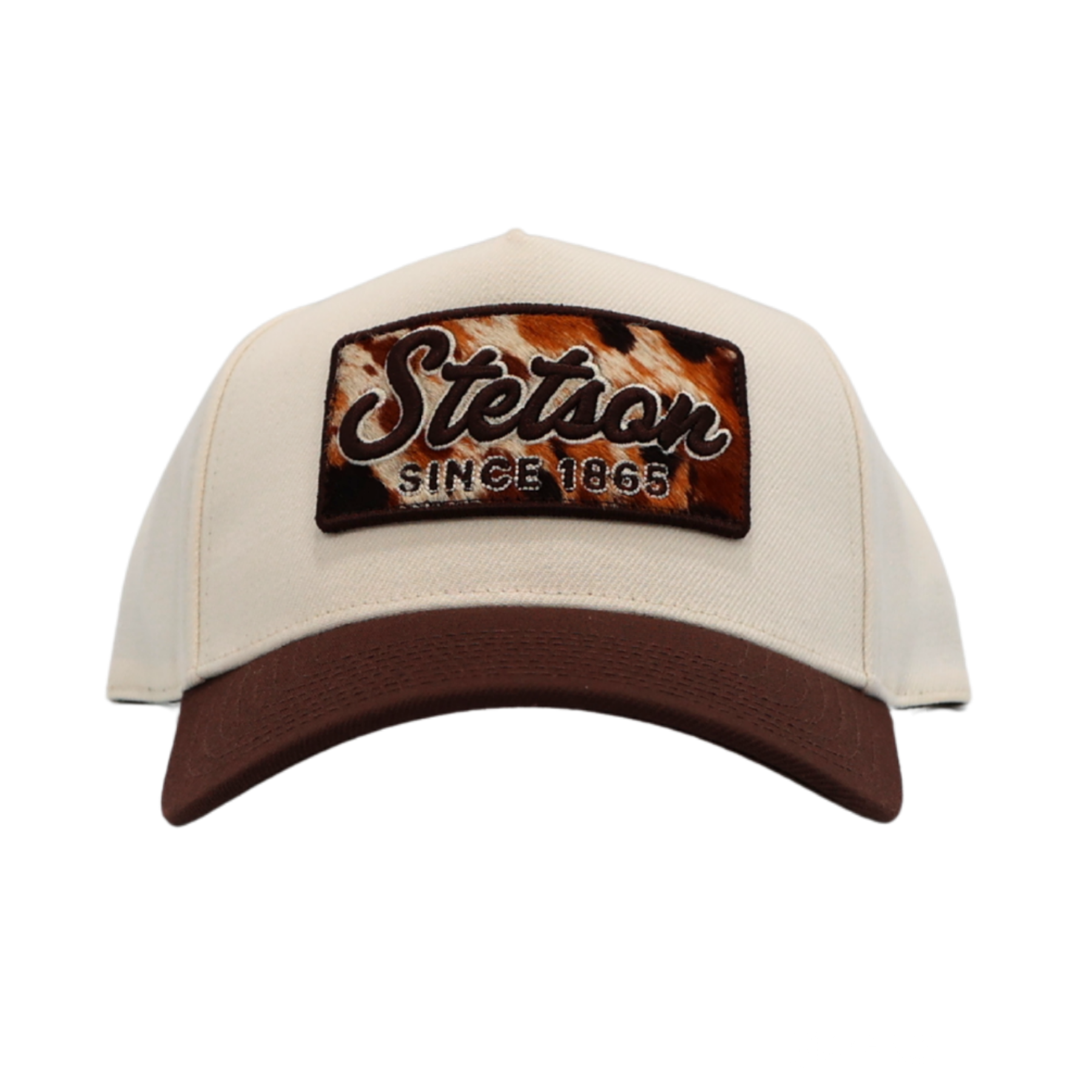 Cowhide Patch Trucker Cap