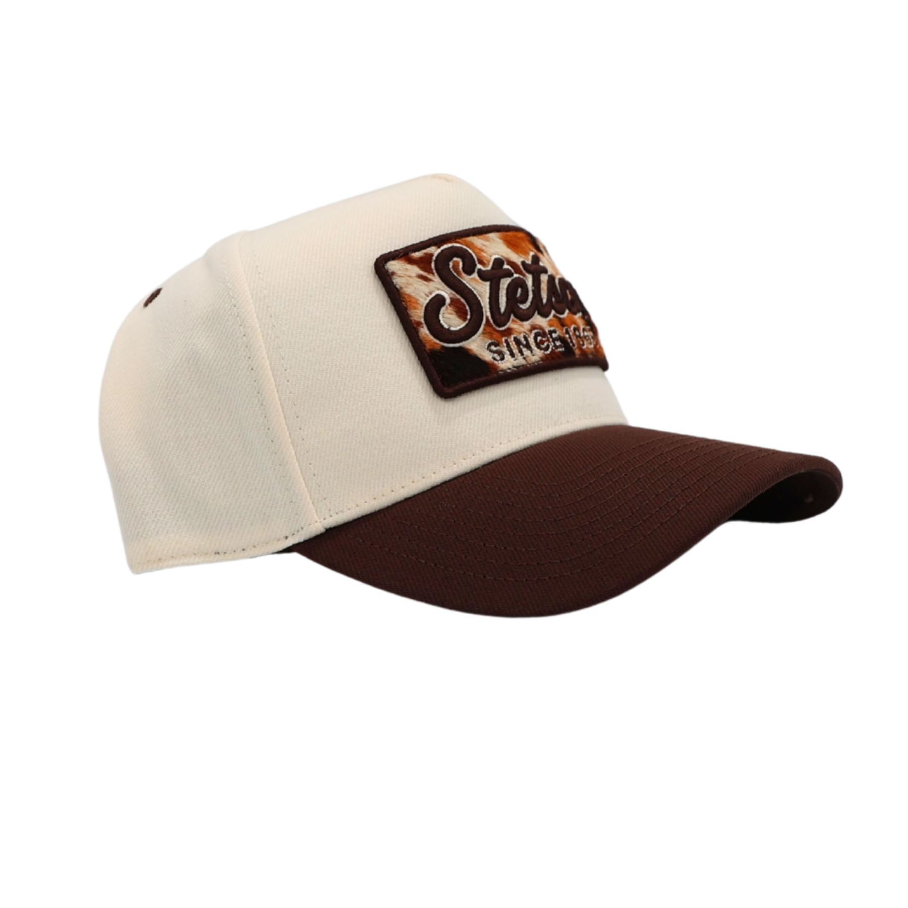 Cowhide Patch Trucker Cap