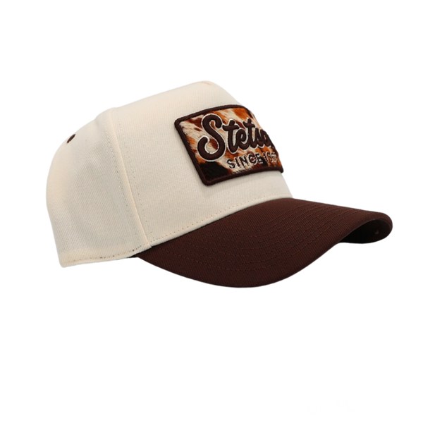 Cowhide Patch Trucker Cap