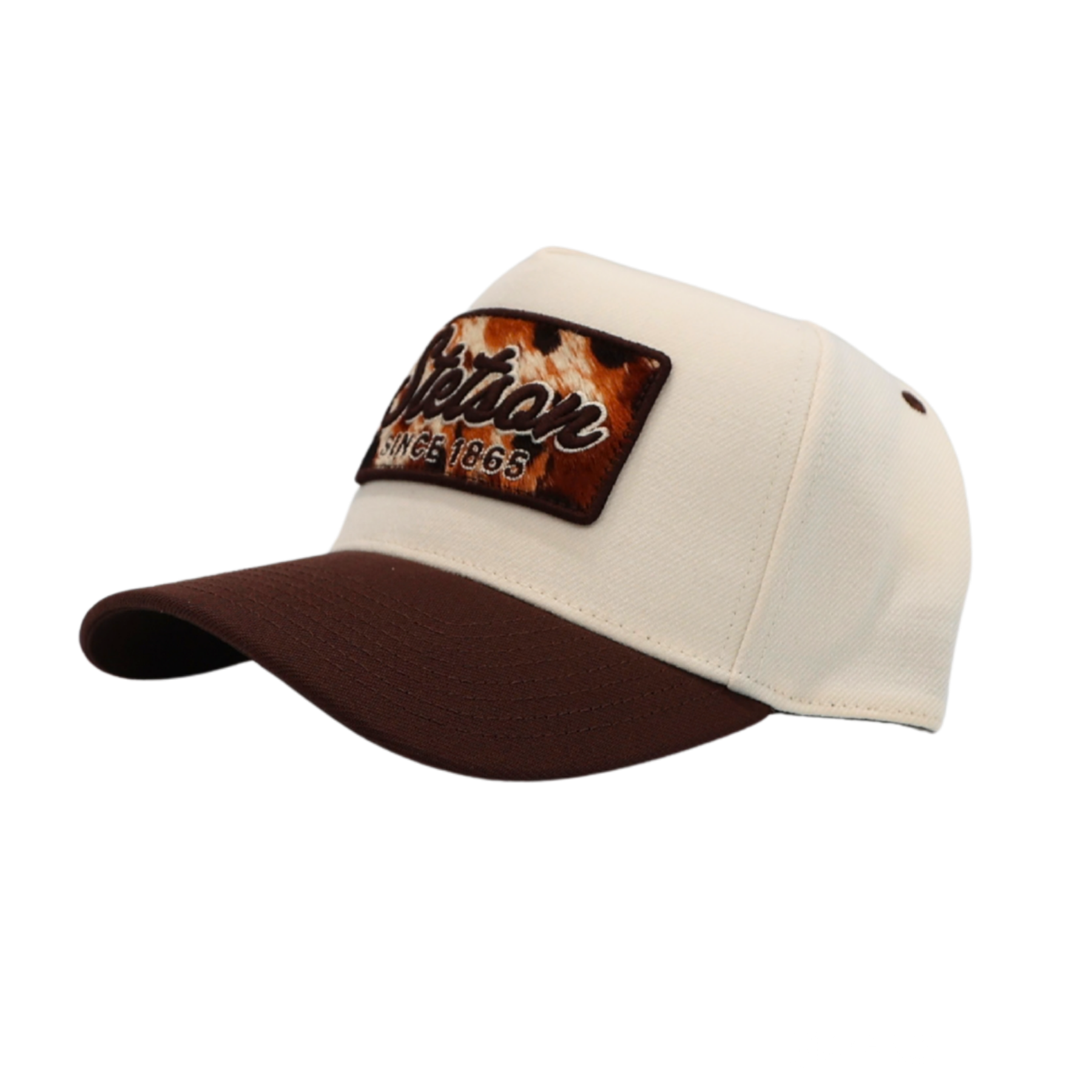 Cowhide Patch Trucker Cap