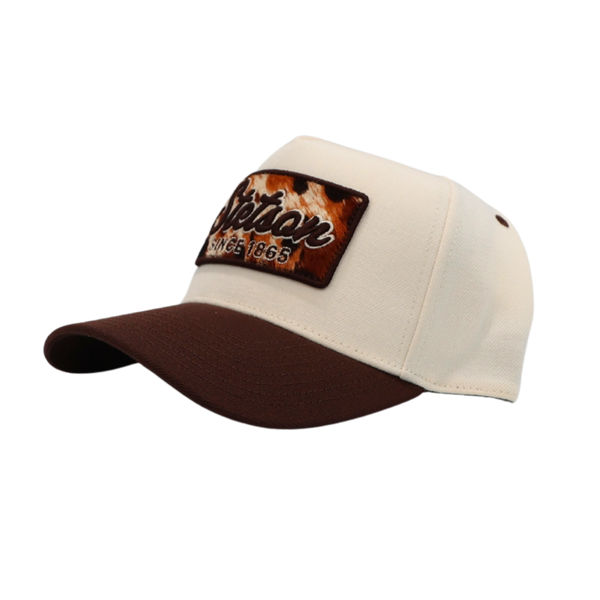 Cowhide Patch Trucker Cap