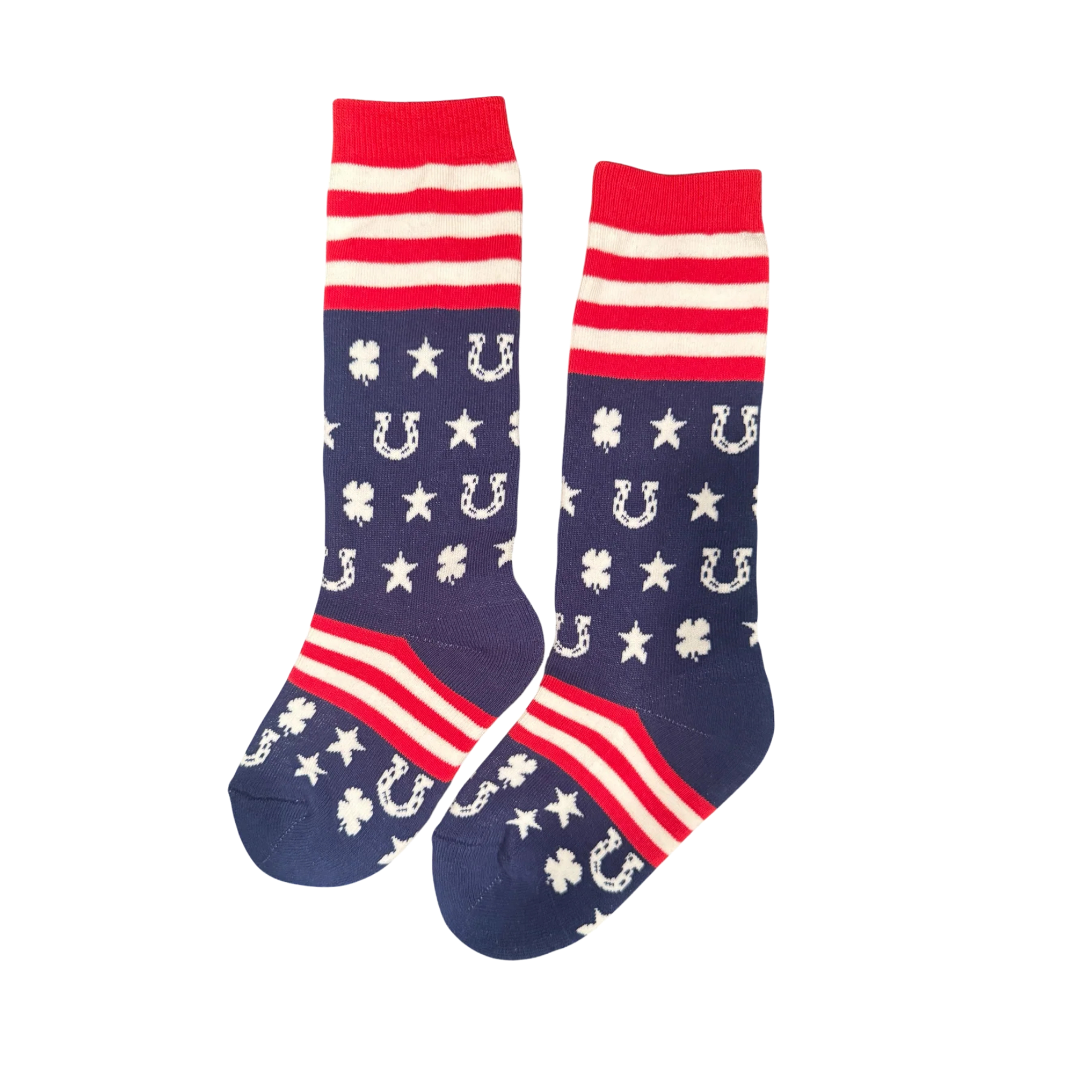 Lucky Chuck | Kids Lucky Stars & Stripes| Performance Boot Socks