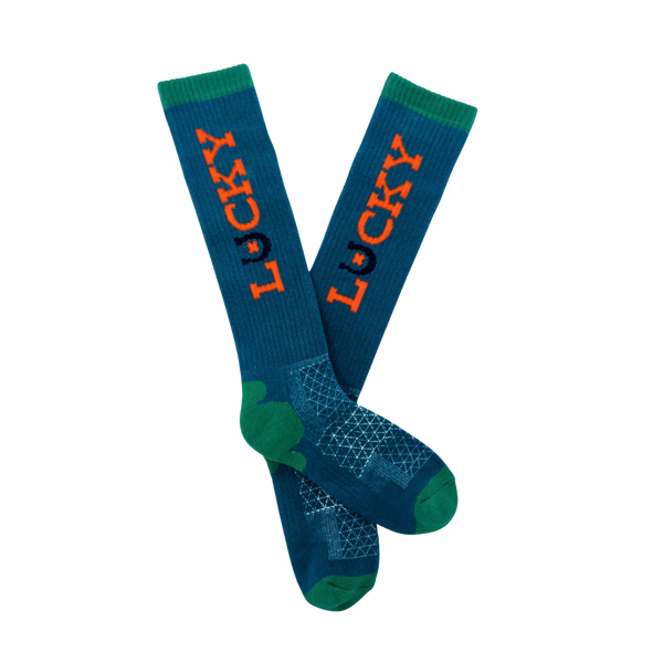 Lucky Chuck | Lucky Denim | Performance Boot Socks