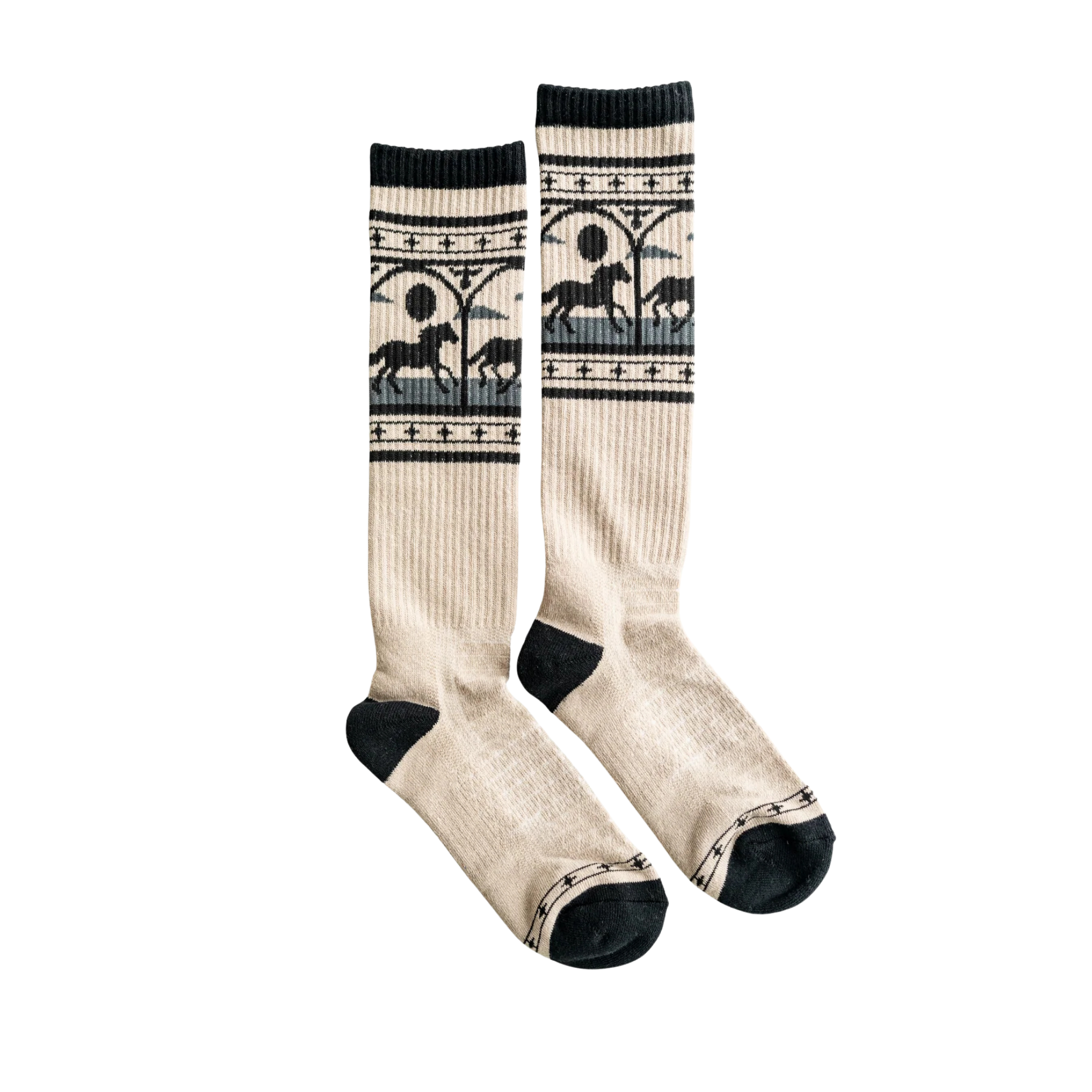 Lucky Chuck | Midnight Stampede | Performance Boot Socks