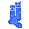 Lucky Chuck | Retro Lucky Chuck Blue | Performance Boot Socks