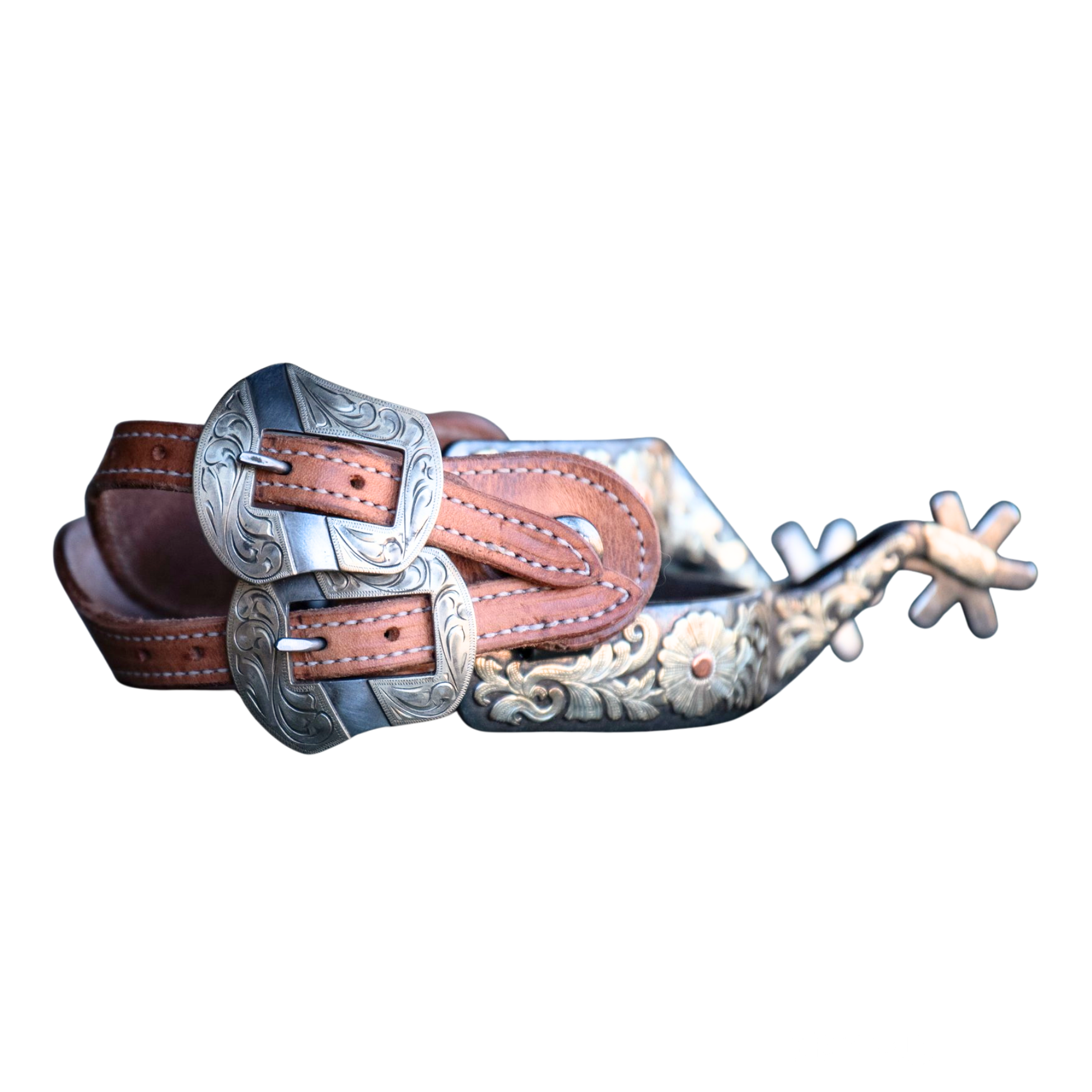 Martin Saddlery | Cowboy Spur Straps Harness Leather with Salinas Buckle