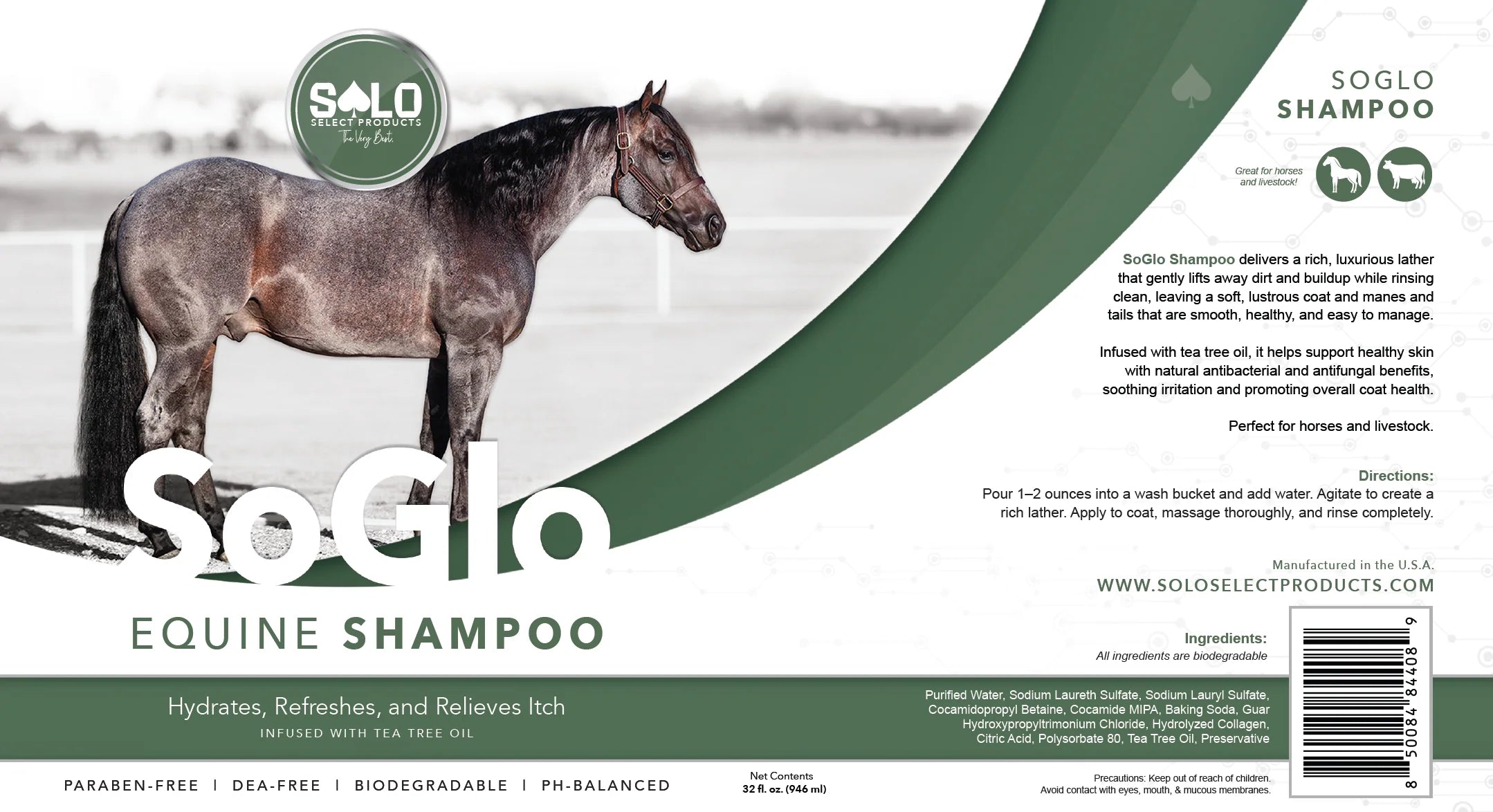 SoGlo | Equine Shampoo