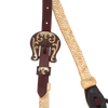 Cashel | Rawhide Braided Headstall with Browned Iron Buckle